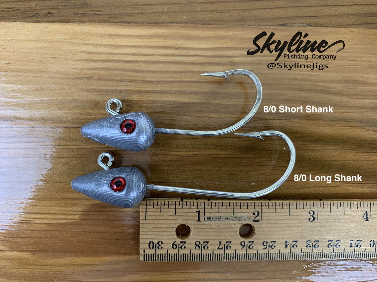 Skyline Arrow Jig Heads (no collar) - Skyline Fishing Company
