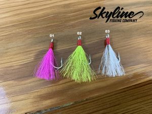 Skyline Pompano Bucktail Teasers