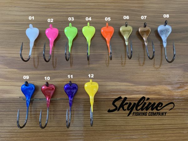 Skyline Sparkie Barbed Jig Heads Colors