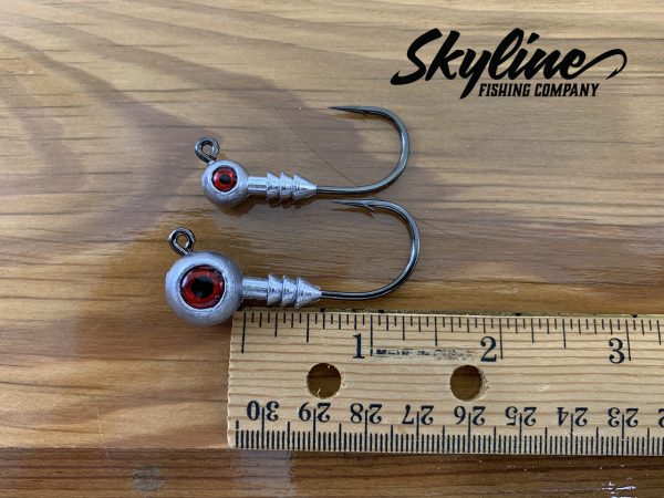 Skyline Ball Head with Ribs Jig Heads