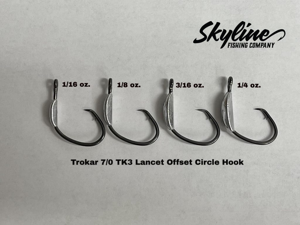 Skyline Weighted Trokar Circle Hook Skyline Fishing Company