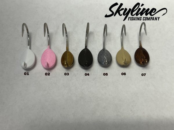 Skyline Ghost Bonefish Jig Head Color Chart