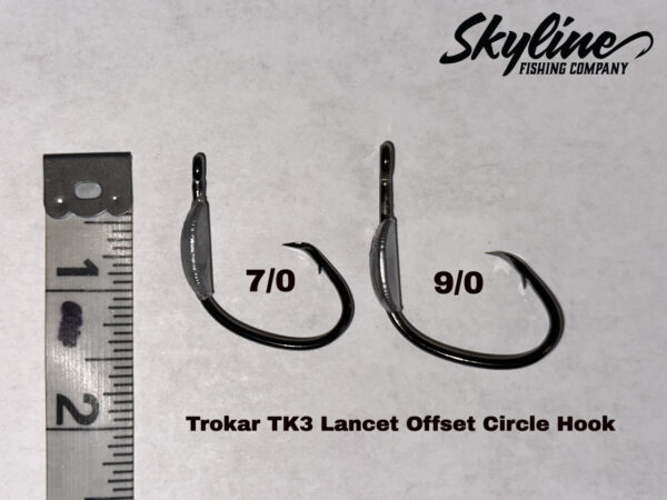 Skyline Weighted Trokar TK3 Offset Circle Hooks